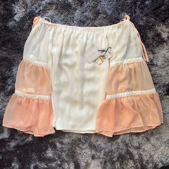 💖NWT💖 High Tide Peasant Top Antique White 1 State - Picture 1 of 5